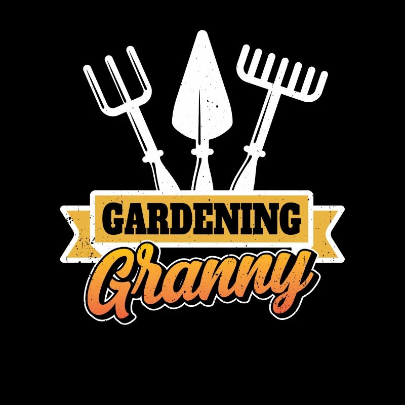 Gartenarbeit Oma Großmutter Gärtnerin Garten