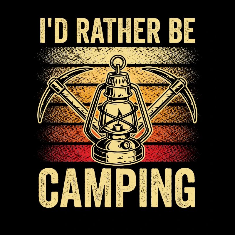 I would rather camp camping camper camp