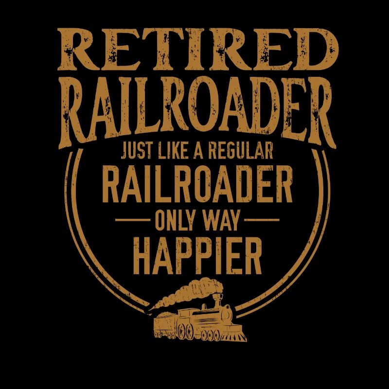 Model Railroad Train Rail Retired Railroad Worker