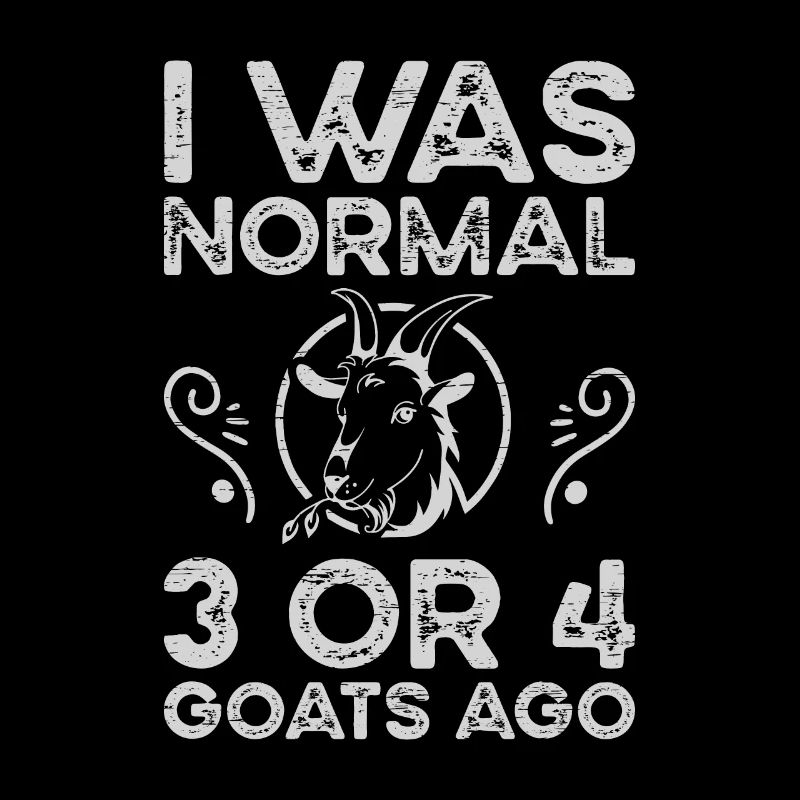 Ich war normal 3 oder 4 Ziegen vor Viehzucht