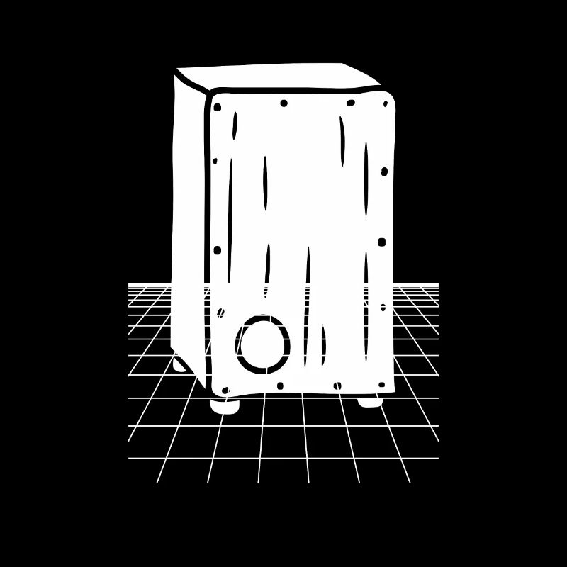 Cajon Box Drum Instrument Peruvian Cajon