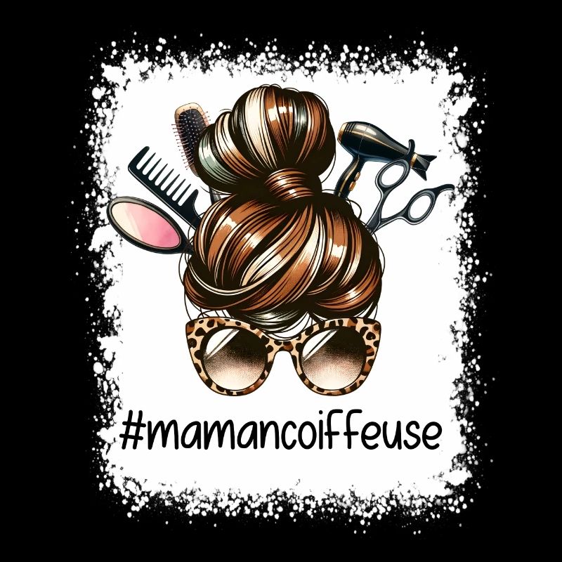 Chignon Mère Coiffeuse Super Maman Coiffeuse