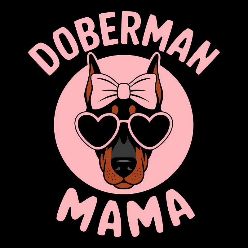 Dobermann Spruch Mama Lustiges Dobermann Geschenk