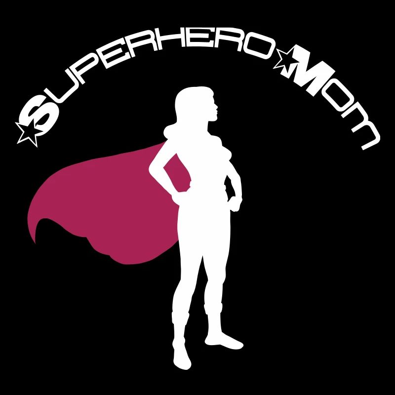 Superhero Held Superheldin Mama Muttertag Mutter