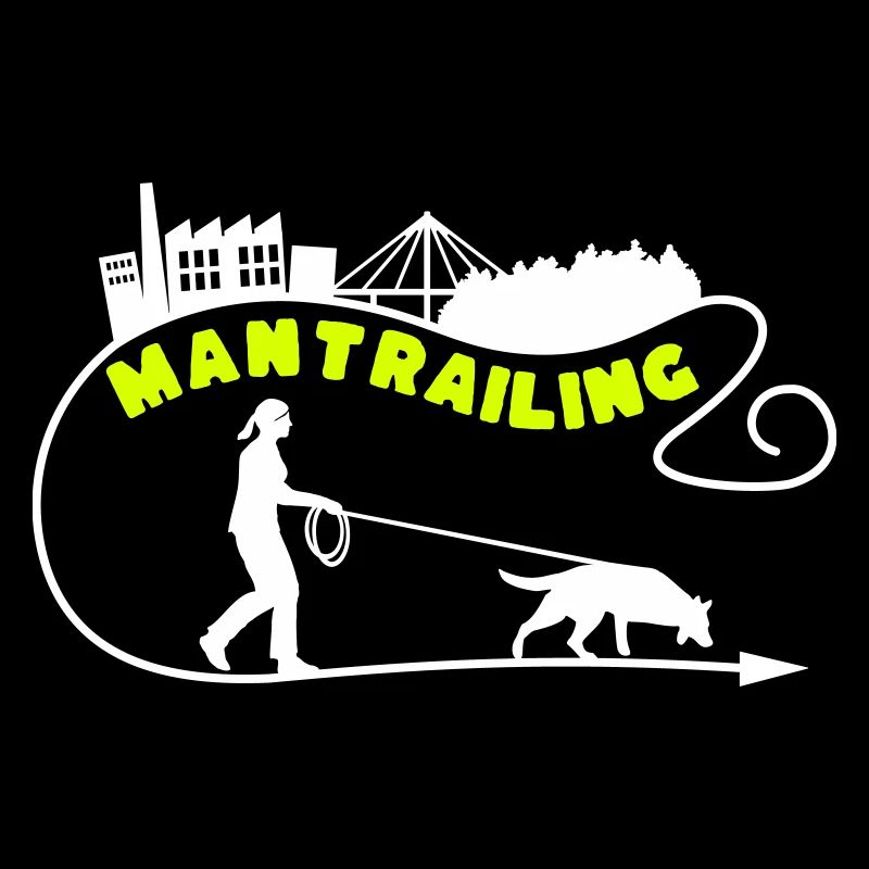 Mantrailing Skyline Frau Personalisierbar!