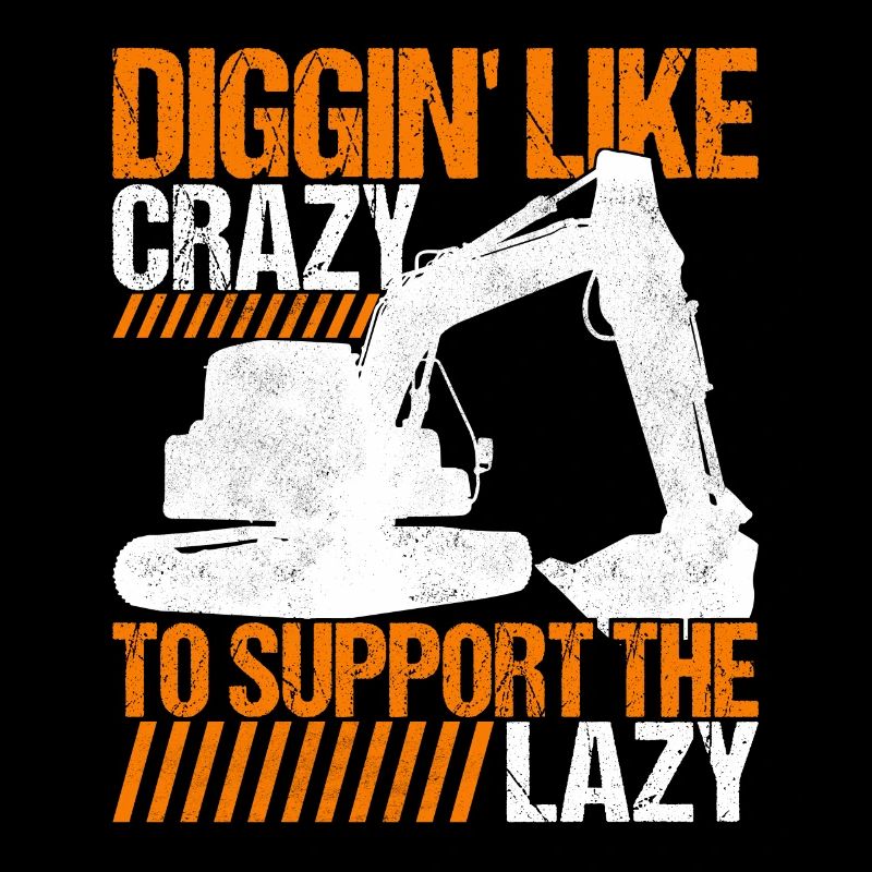 Baustelle Bagger Baggerfahrer