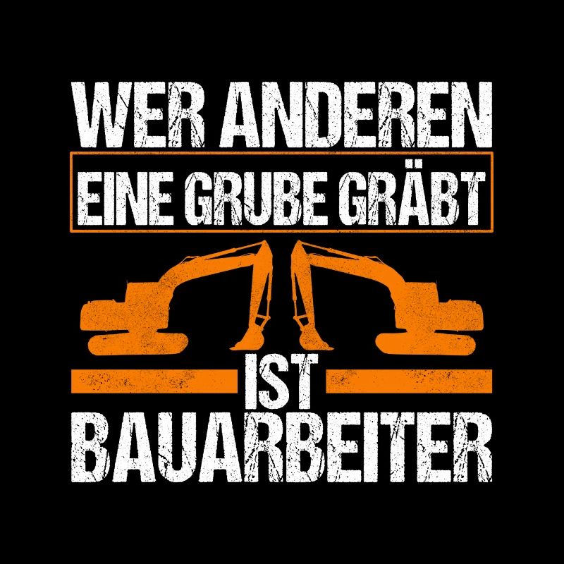 Baustelle Bagger Baggerfahrer