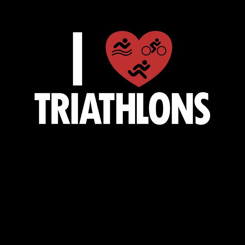I love Triathlons Triathlonrad Triathlet Training