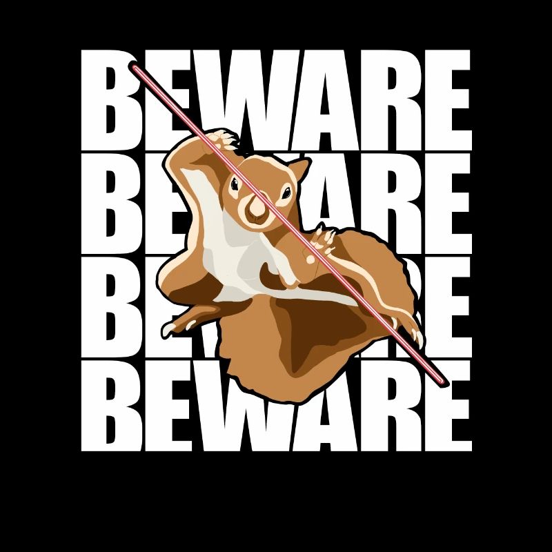 Beware Grauhörnchen Squirrel Fuchshörnchen