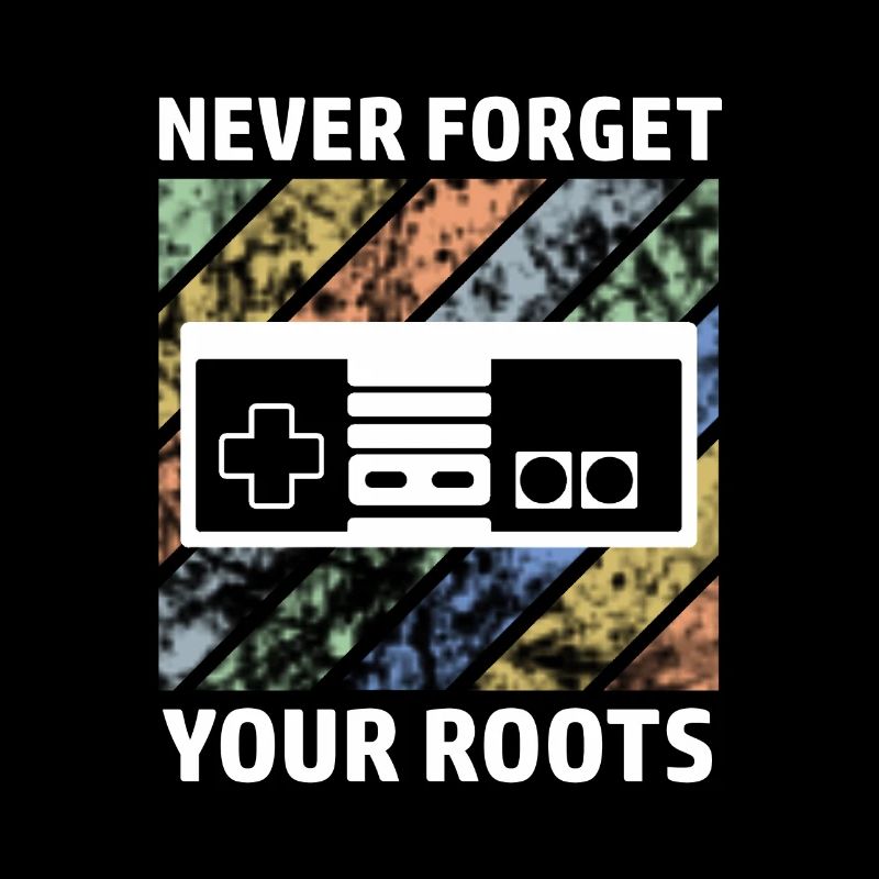 Gamer Controller Retrogamer Saying