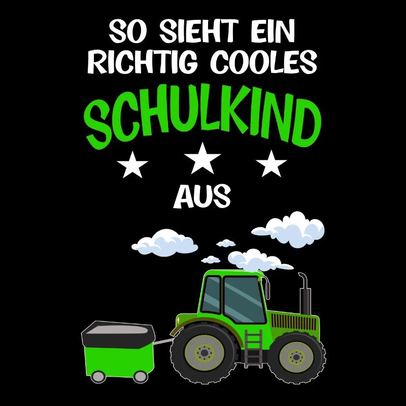 Schulkind Traktor Erstklässler Geschenk