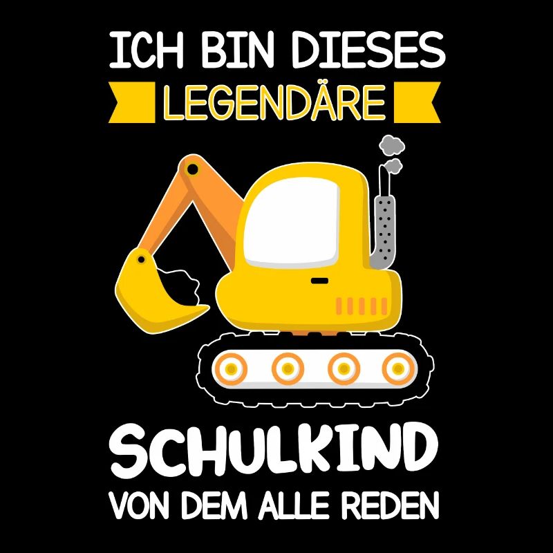 Schulkind Bagger Einschulung Geschenk