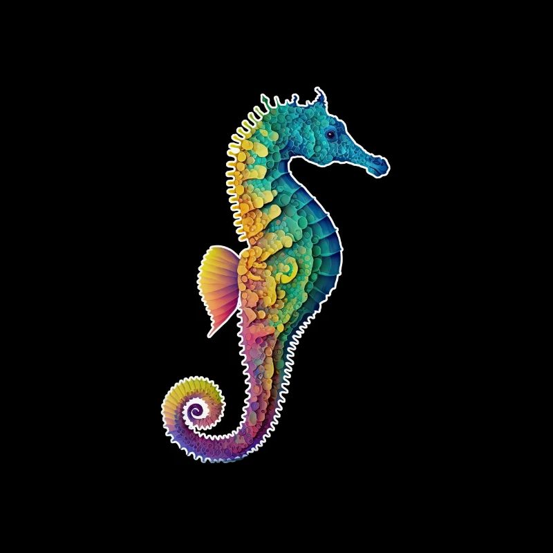 Hippocampe coloré - Sous l’eau - Plongée - Aqua
