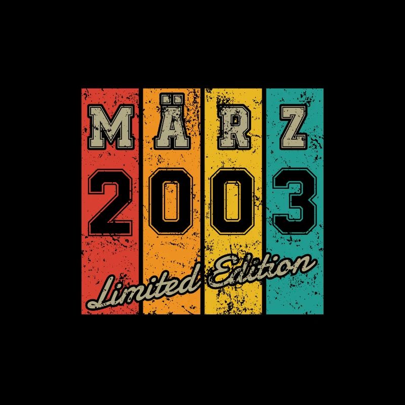Date de naissance : Mars 2003 - Édition limitée Retro