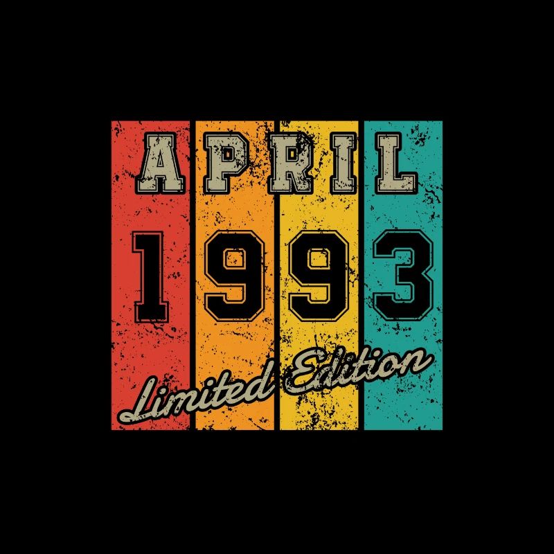 Date de naissance : Avril 1993 - Édition limitée Retro
