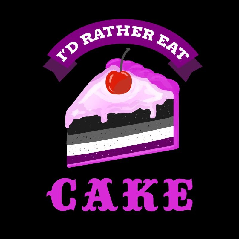 Je préférerais manger du gâteau Ace Pride