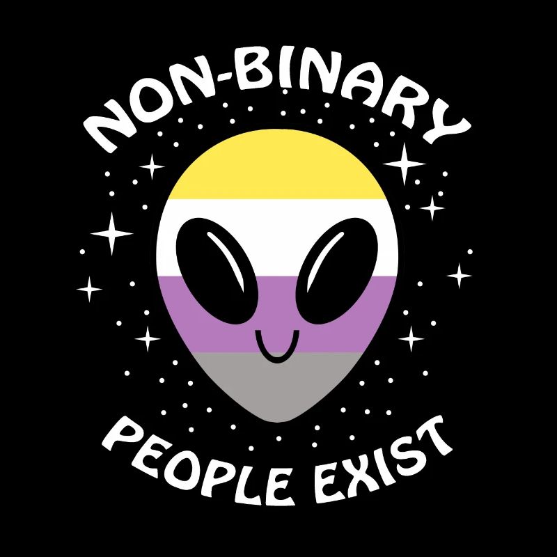 Non-Binary People Exist Nonbinary Pride