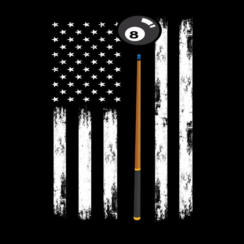 Drapeau du billard des États-Unis