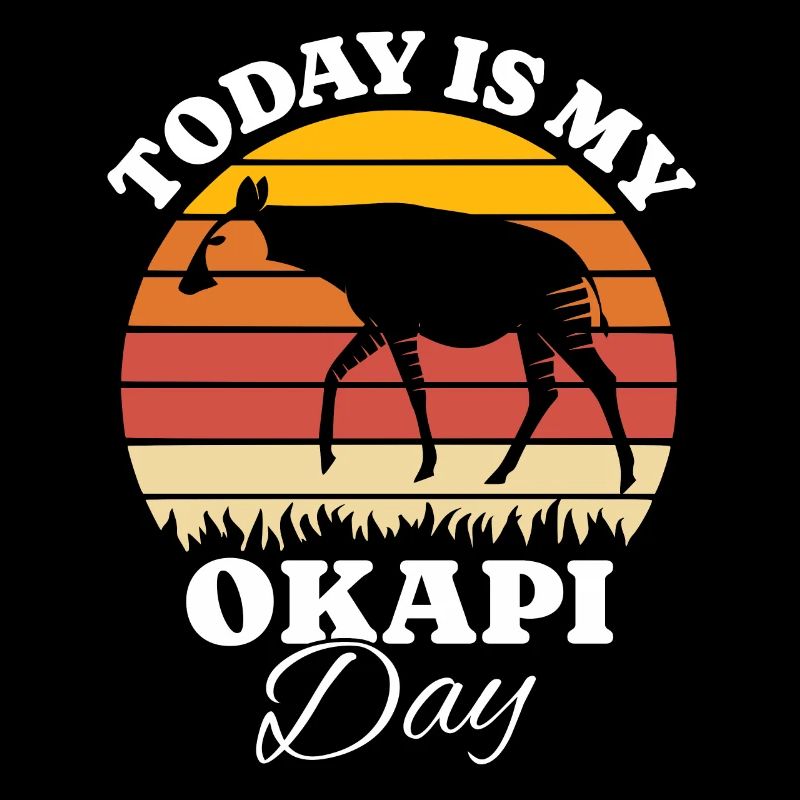 Girafe forestière Okapi