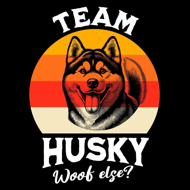 Husky Team Schlittenhund