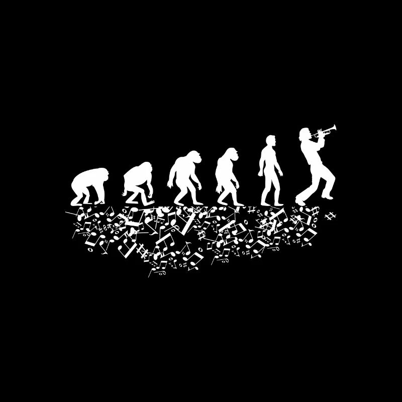 Evolution mit Trompeter