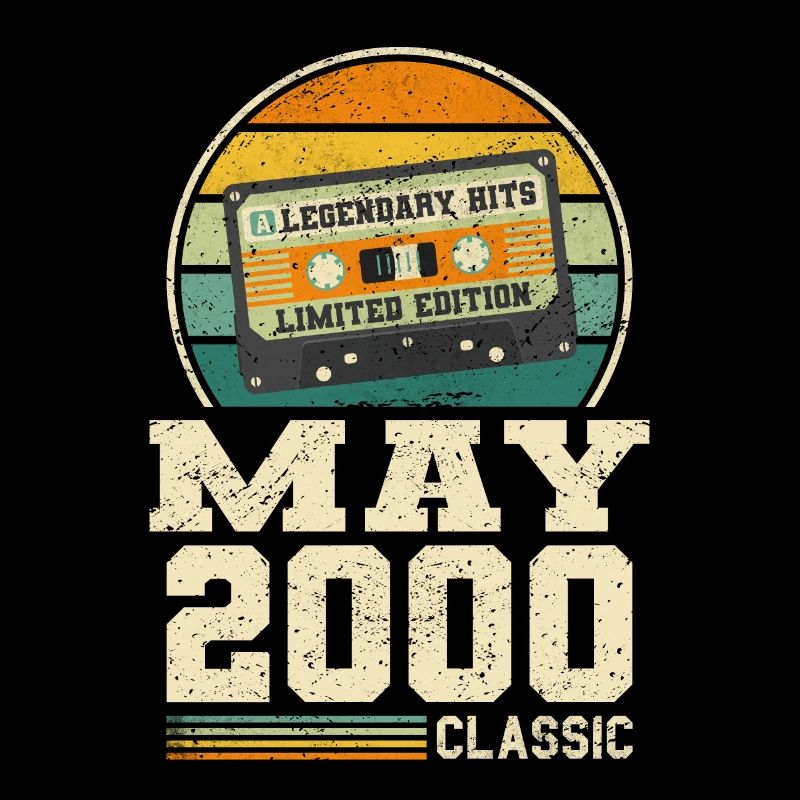 23e anniversaire Mai Année 2000 Idée cadeau