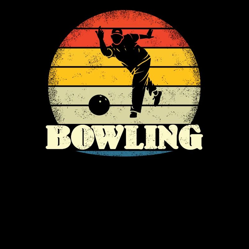 Accessoires de bowling avec motif bowling