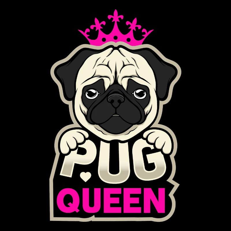 Mops Pug Queen