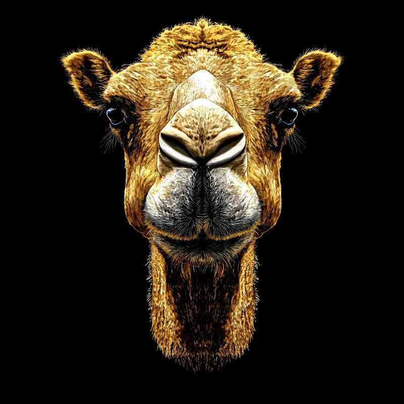 Chameau Dromadaire Camel de Bactriane Cadeau Chameaux