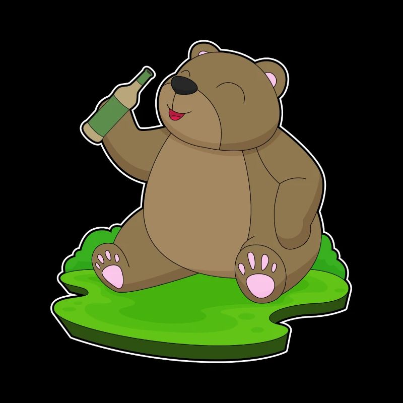 Bear bouteille de bière