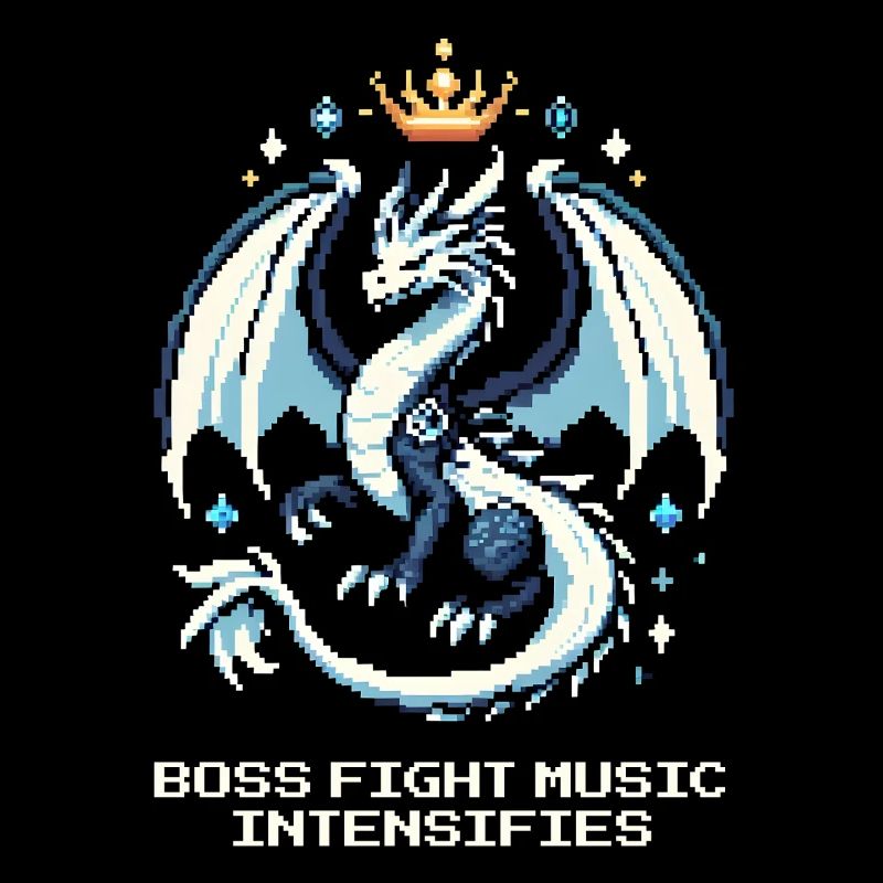 Bosskampf-Musik | Drache Pixel Art