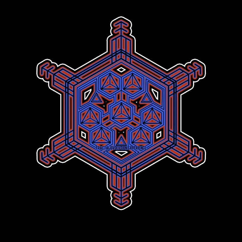Fraktal Evolution Experience Stern Hexagon Muster