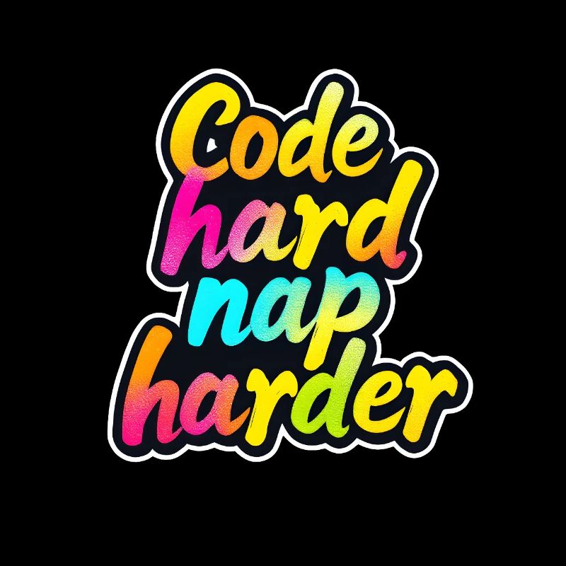 Code Hard Nickerchen Härter Lustiger Programmierer Tee
