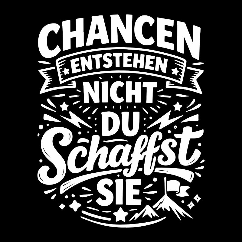 Opportunities arise when you create them