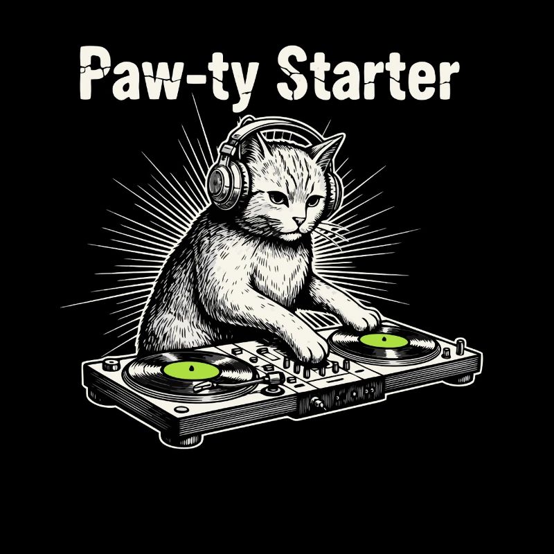 Paw-ty Starter DJ Katze