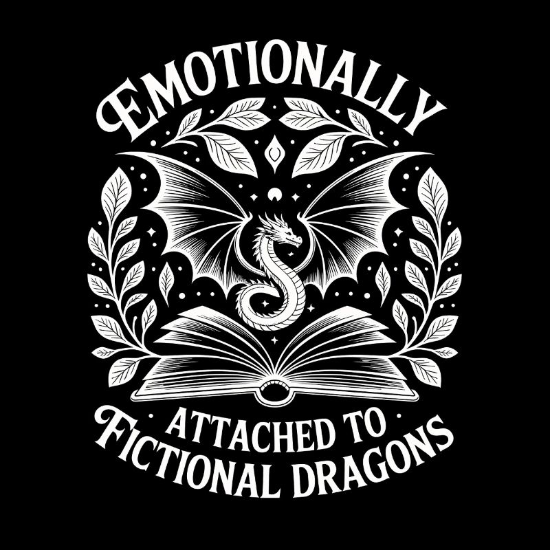 Fantasy Novel Dragon Fairy Tale Reader Funny