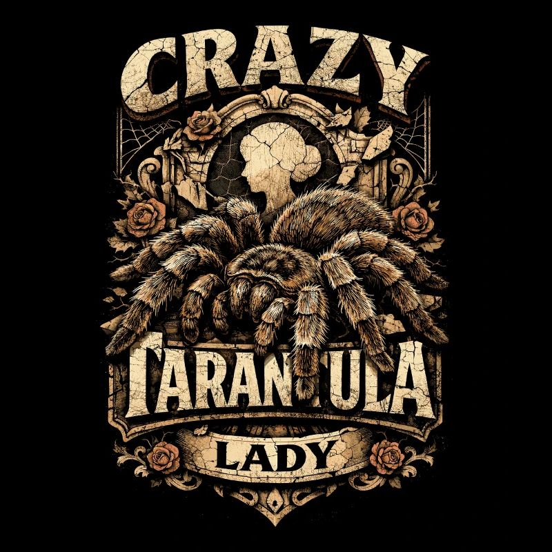 Vogelspinne Crazy Tarantula Lady