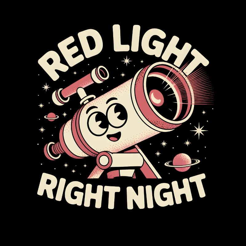 Red Light Clear Night | Astronomy