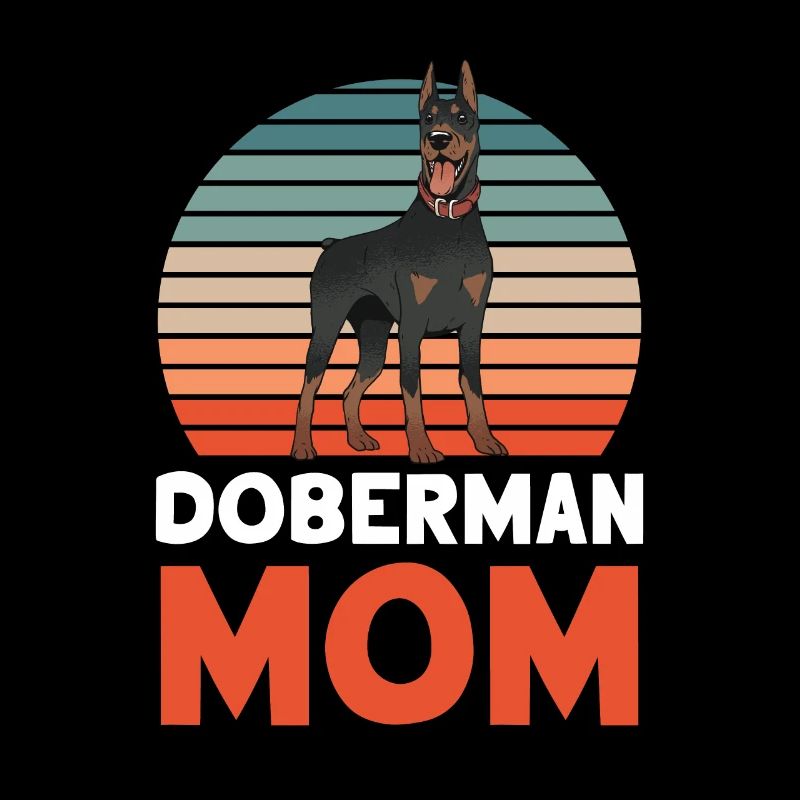 Doberman Maman Doberman Chiens Dobermans