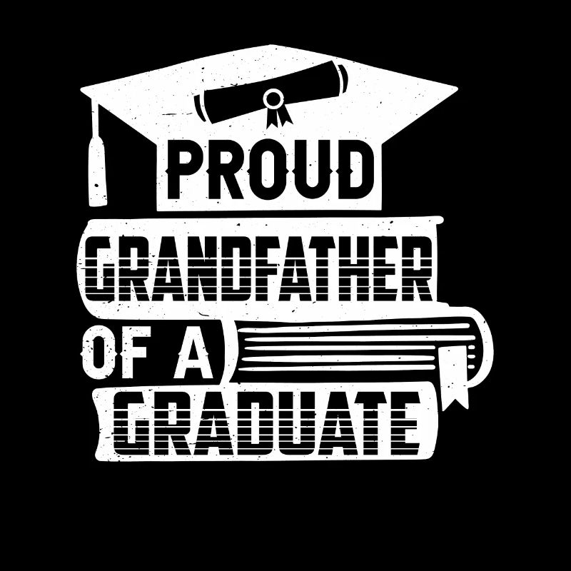 Stolzer Großvater Eines Absolventen Absolvent