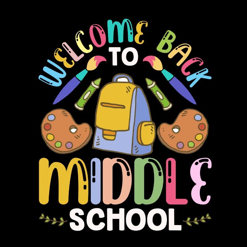 Bienvenido de nuevo a la escuela intermedia Regreso a la escuela