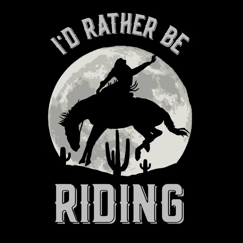 Je préfère monter à cheval