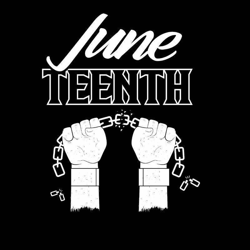 Juneteenth Black African American Afrika 1865