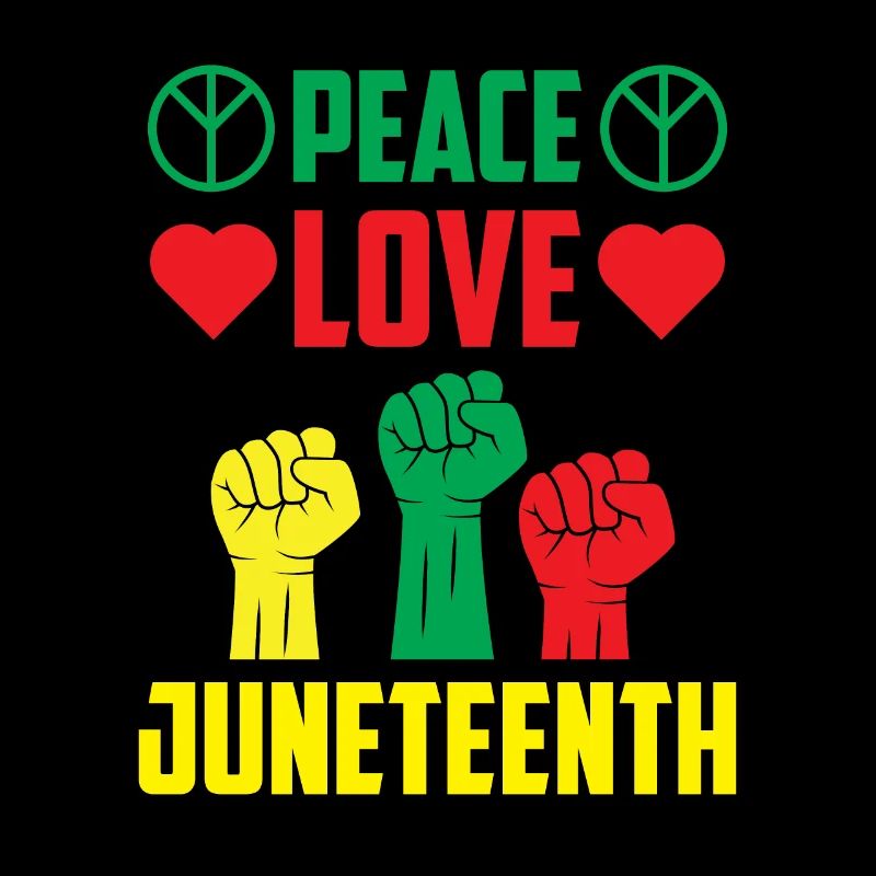 Frieden Liebe Juneteenth Black African American