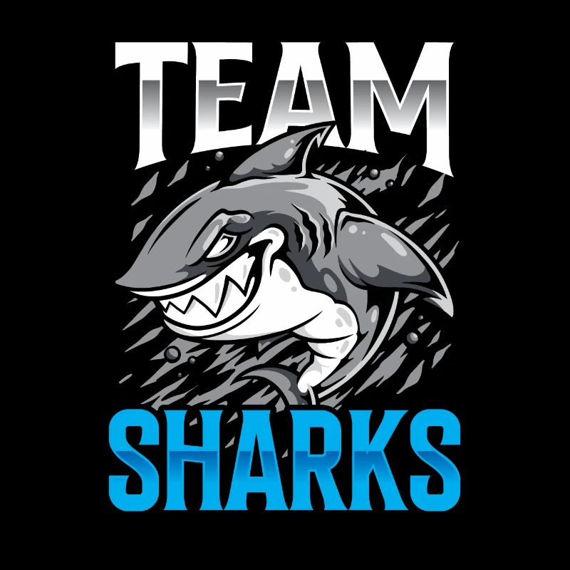 Team Sharks Shark Diving Shark Shark Shark Tooth