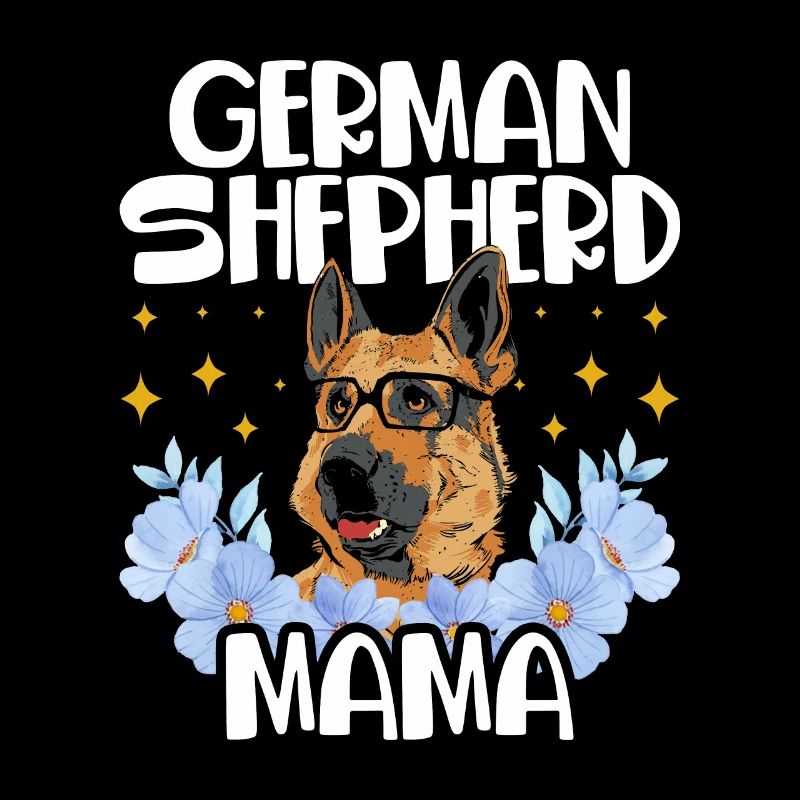 German Shepherd Mom Cute Pet Lover