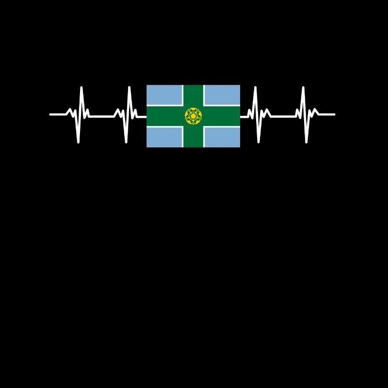 Drapeau du Derbyshire du Royaume-Uni