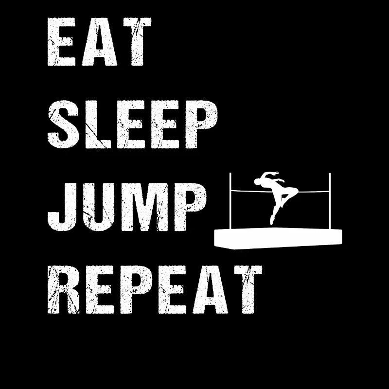Manger, dormir, sauter, répéter, athlétisme