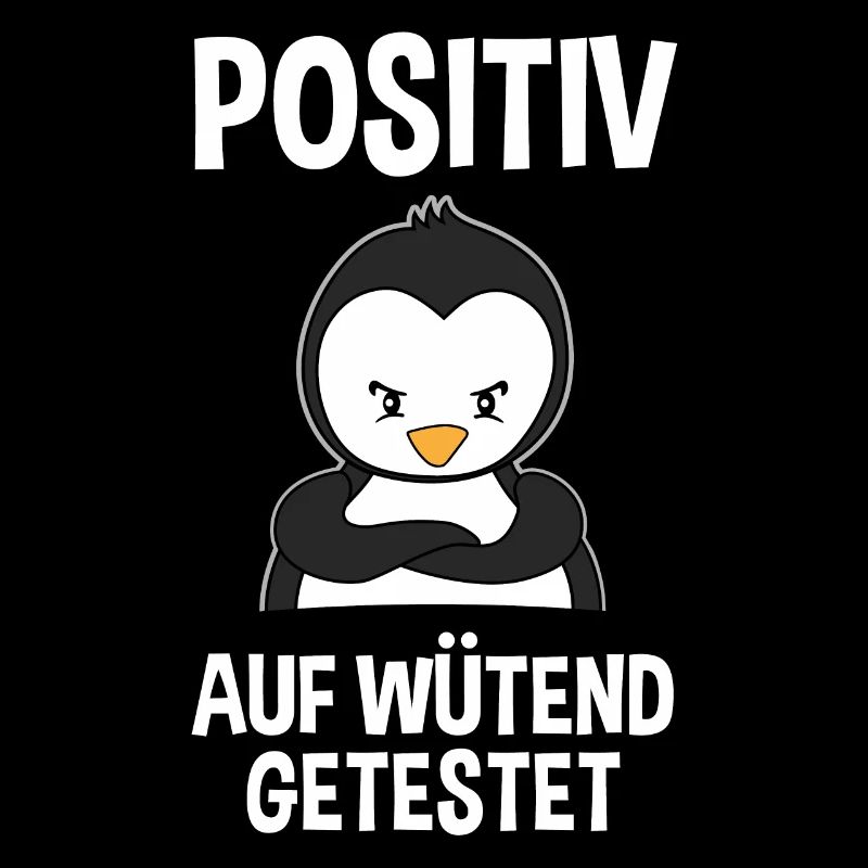 Wütender Pinguin Lustiger Spruch Geschenk