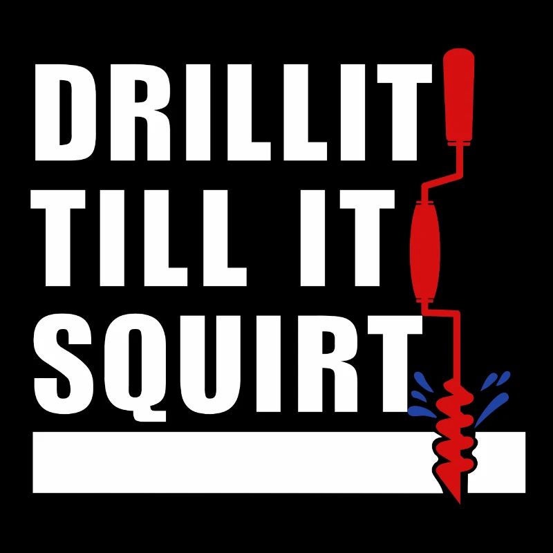Drill it until it squirts screws screw
